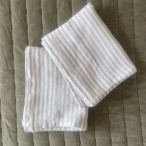 Quince “Fog” European Linen Pillowcase Set (2)